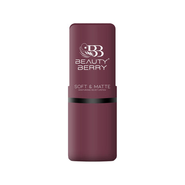 Beauty Berry Soft & Matte Moisturizing Velvet Lipstick For Women - Long-Lasting, Hydrating, High-Pigment Color. (Shade 07)